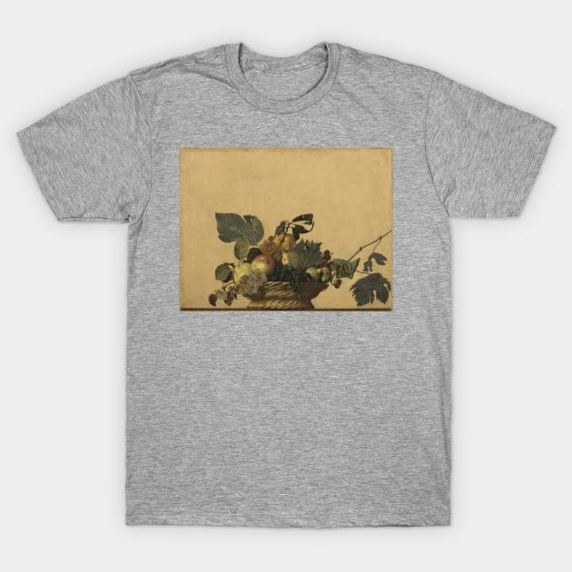 Basket of fruit - Caravaggio T-Shirt by KargacinArt
